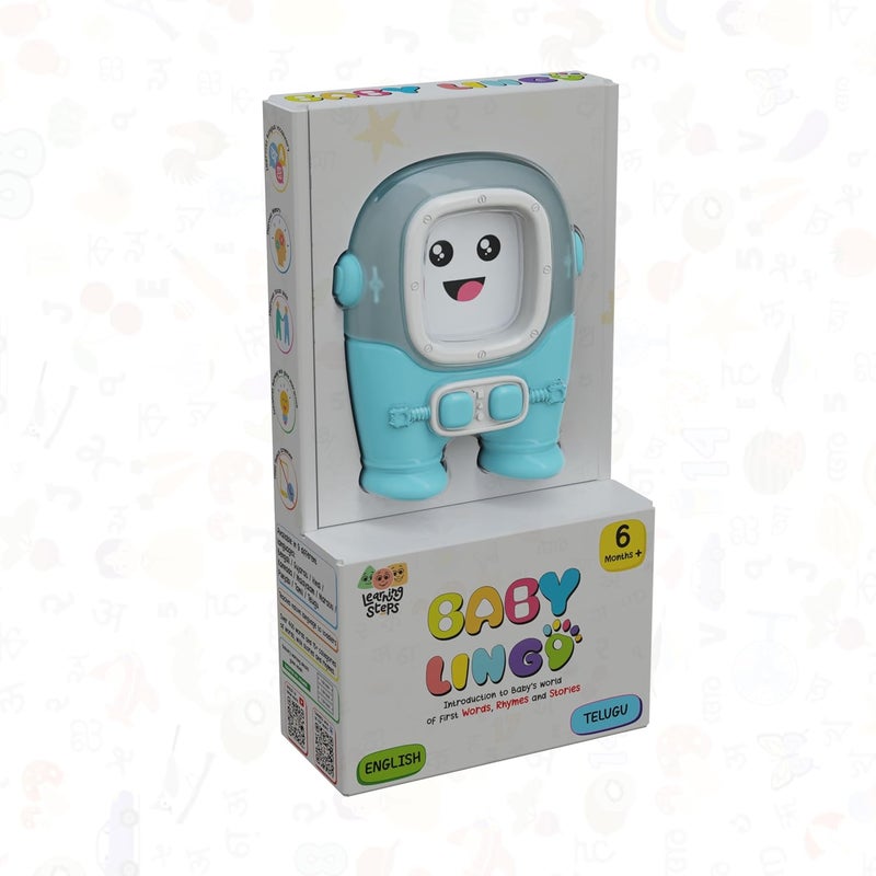 Learning Steps Baby Lingo Basic Montessori Educational Toy - Multilingual Lights & Musical Learning Toy for Kids - Image 1